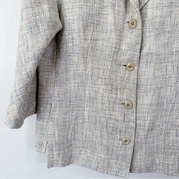 Holt Renfrew True Hemp Heathered Button Slim Fit  Blazer - Picture 10 of 16